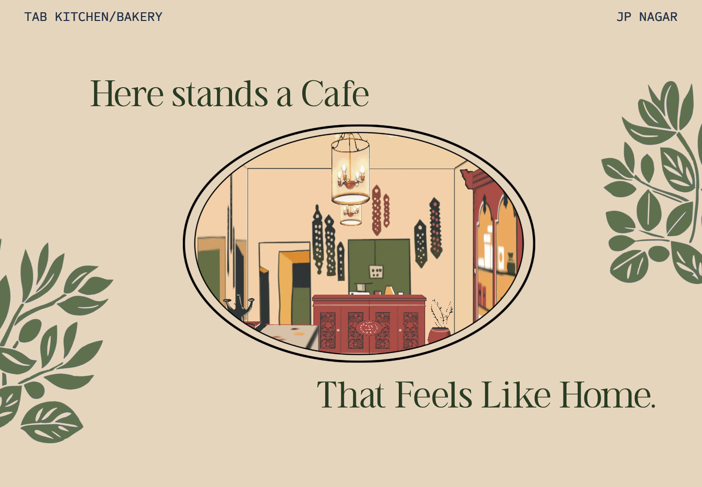 TAB Kitchen & Bakeryの公式サイト画面